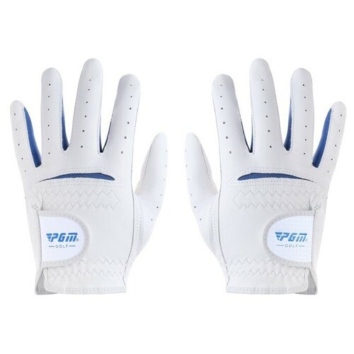 фото Перчатки для гольфа pgm, детские, пара: левая и правая, противоскользящие, размер 14