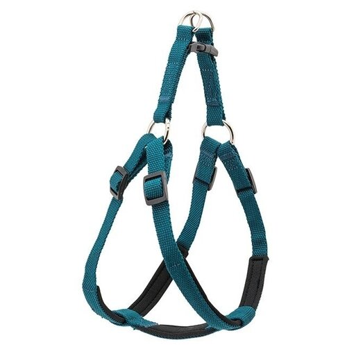 Yami Yami амуниция Шлейка Сити с мягкой подкладкой XS изумрудная 15мм, ОШ 42-48см, ОГ 43-52см, 0,1 кг