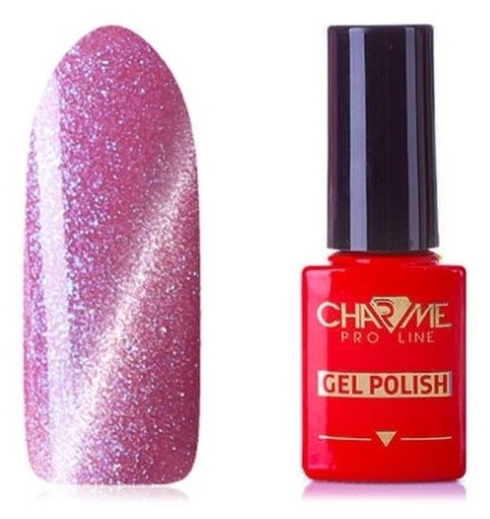 Гель лак Charme Diamond cat's - hot pink, 10мл