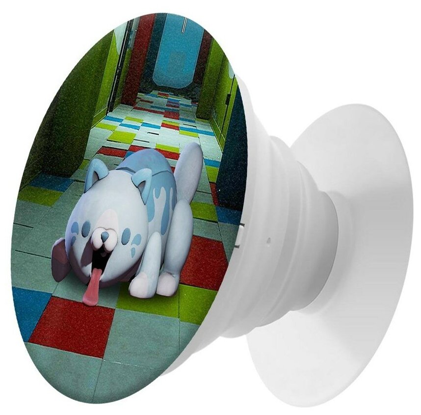 Пластмассовый держатель / подставка для телефона Krutoff для телефона Попсокет Хаги Ваги - Конфетная Кошка