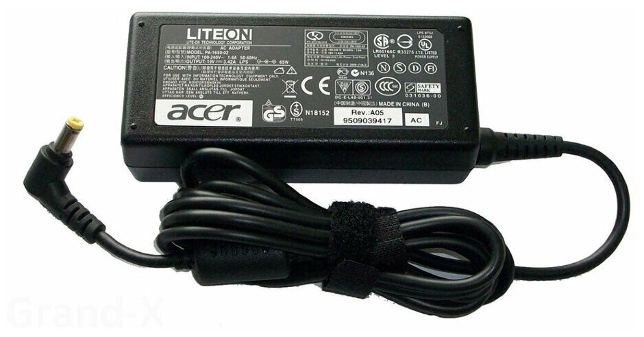 Для ACER A315-21G-61D6 Aspire Зарядное устройство блок питания ноутбука (Зарядка адаптер + кабель\шнур)