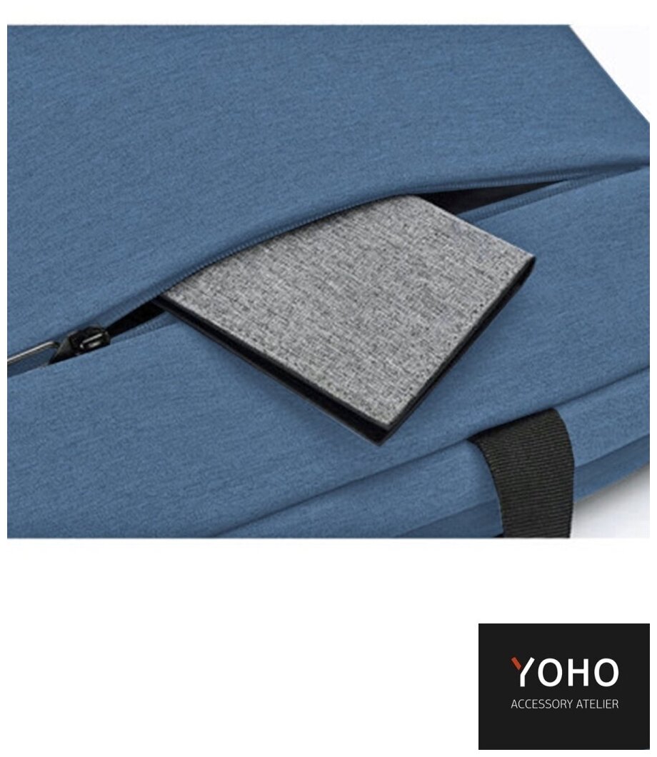 Портфель Сумка для ноутбука 156" YOHO противоударная для документов А4 планшета текстильная с ремешком