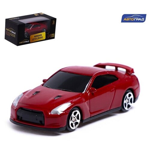 Машина металлическая NISSAN GT-R (R35), 1:64, цвет красный