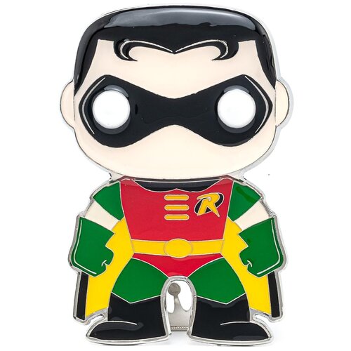 Фигурка Funko Значок DC Classic Robin Large Enamel Pin DCCPP0002 (48554), 10 см значок funko pop pin marvel – iron man large enamel pin