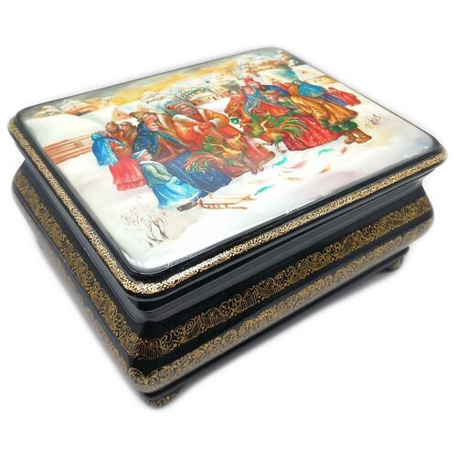 Шкатулка лаковая высокохудожественная 