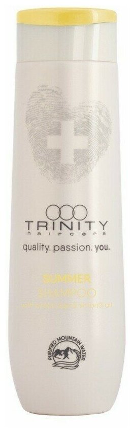 Trinity Care Essentials Summer Shampoo - Тринити Кейр Эсеншлс Саммер Шампунь увлажняющий с УФ-фильтром, 75 мл -