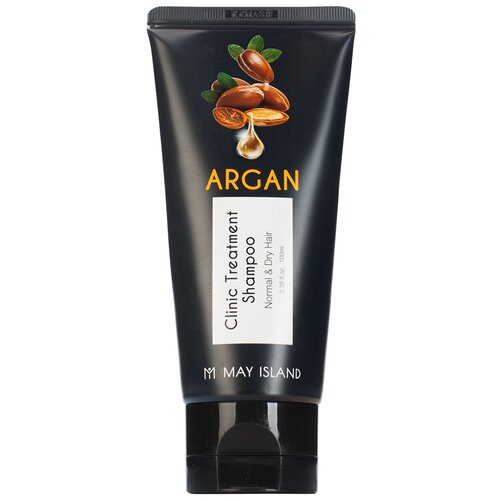 MAY ISLAND Шампунь для волос с маслом арганы. Argan clinic treatment shampoo, 100 мл.