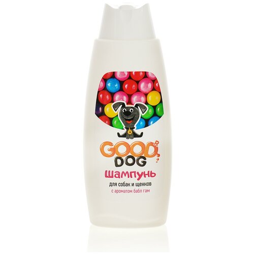 Шампунь GOOD DOG для собак и щенков, с ароматом Bubble Gum, 250 мл шампунь good dog для собак и щенков с ароматом bubble gum 250 мл