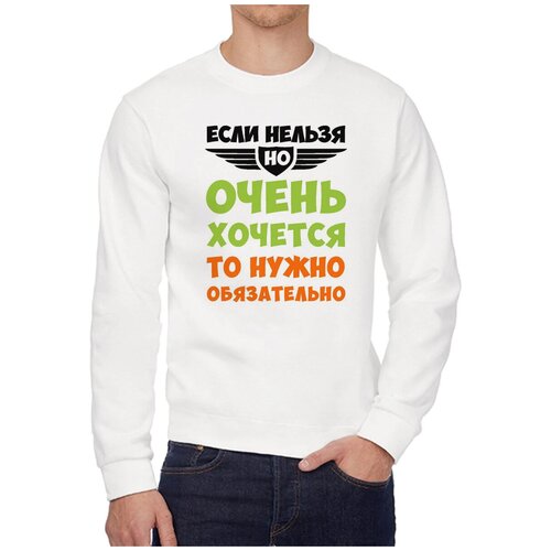 Свитшот CoolPodarok Если нельзя но очень хочется