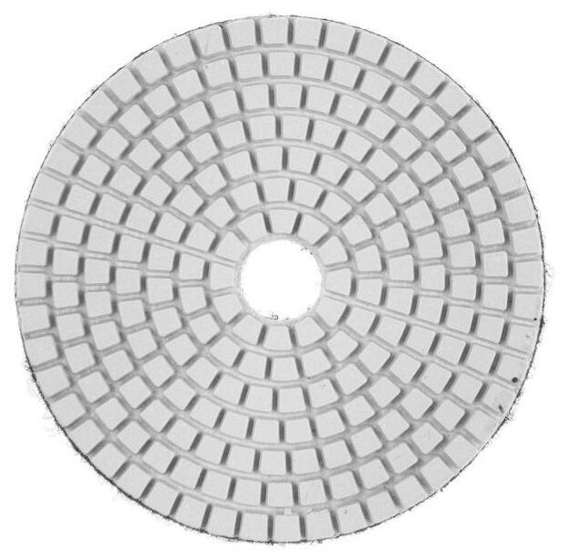 Алмазный гибкий шлифовальный круг тундра "Черепашка", для мокрой шлифовки, 100 мм, № 1500