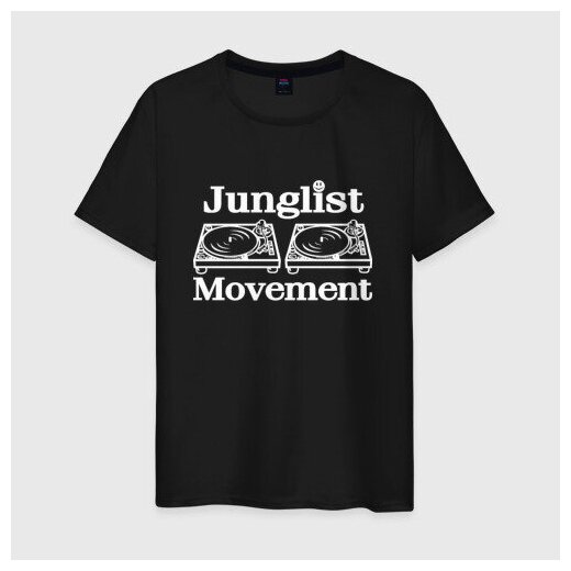 Мужская футболка хлопок Junglist Movement 