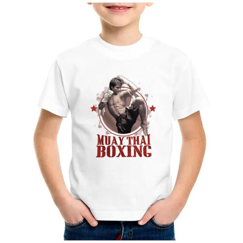 Детская футболка coolpodarok 24 р-р Muay thai boxing