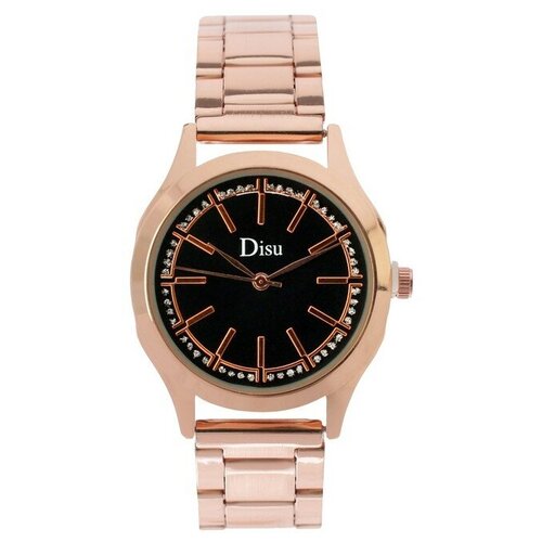 фото Часы наручные женские "сильвина", циферблат d=3.2 см, золото нет бренда