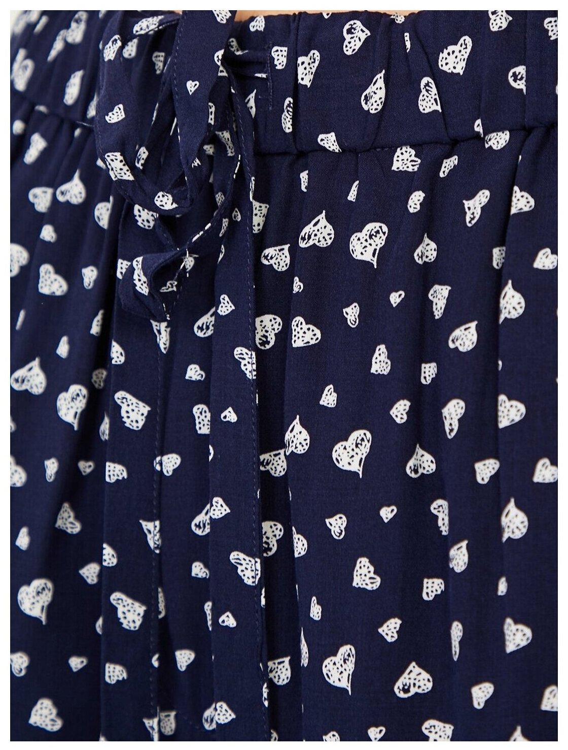 Пижама BAON Пижама с топом и шортами Baon B381008, размер: XXL, синий - фотография № 5