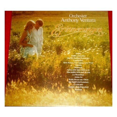 Старый винил, Ariola, ORCHESTER ANTHONY VENTURA - Erinnerungen (LP, Used) старый винил ariola orchester anthony ventura ein abend voller zärtlichkeit lp used