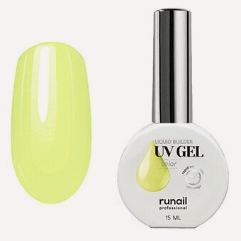 Изображение товара RuNail, Цветной жидкий Уф-гель, 15 мл №5386