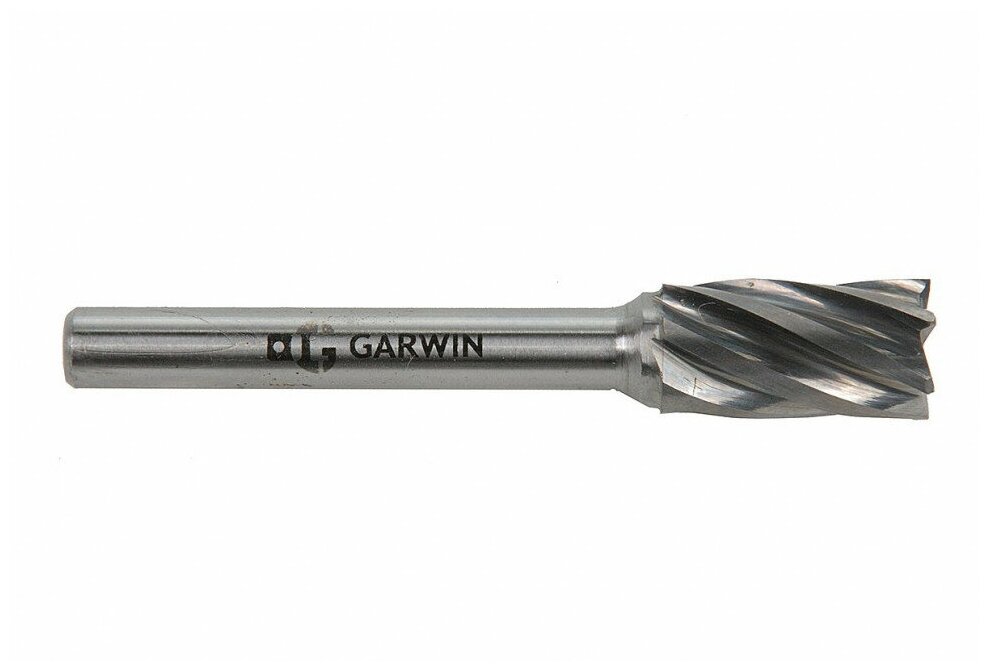 GARWIN INDUSTRIAL 900531-10*20*64 Борфреза цилиндрическая с торцевыми зубьями 10x20x64 VHM AL форма B (серия 900531)