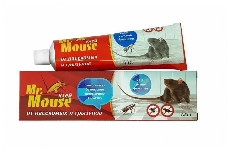 фото Клей от грызунов MR. MOUSE 135 гр