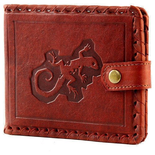 фото Кошелек из натуральной кожи. саламандра | коричневый макей