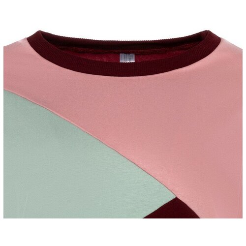 фото Костюм женский (свитшот и брюки), цвет бордо, размер 48 lovetex.store