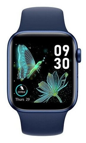 Умные часы Smart Watch HW22, 44мм, синий