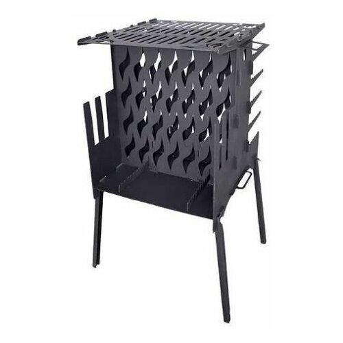 Мангал Премиум Барбекю 42х38х46см, мет 2мм, вертик