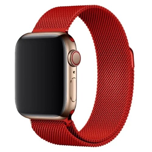 Металлический ремешок для Apple Watch Series 1, 2, 3, 4, 5, 6, SE, Миланская петля, 42/44 мм, синий