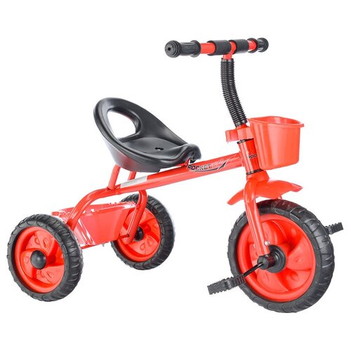 Велосипед трехколесный детский ROCKET XEL-1166-1 3-х колесный, красный велосипед xel 1302 1 3 х колесный розовый