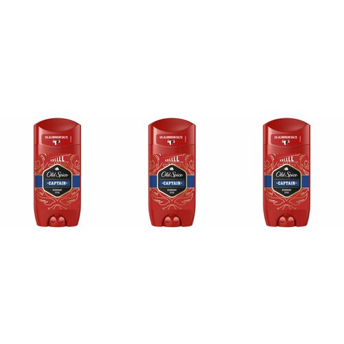 дезодорант стик old spice captain 85 мл Old Spice Твердый дезодорант Captain, 85 мл, 3 уп