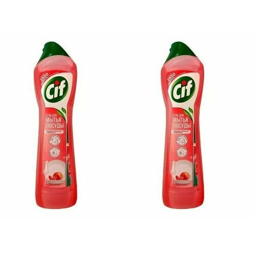 Cif Средство для ручного мытья посуды Легкость чистоты 500 мл - 2 шт 781₽