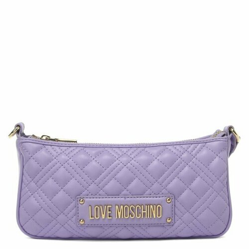 Сумка LOVE MOSCHINO, фиолетовый quilted small pu leather handbag women 2022 summer trend brand luxury designer chain quilted shoulder crossbody sling bag