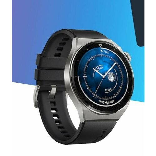 Умные часы Huawei Watch GT 3 Pro Odin-B19V Black Silicone Strap 55028475 2700900₽