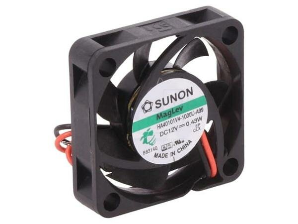 фото Вентилятор SUNON HA40101V4-A99-A, Вентилятор осевой, 12В DC, 40x40x10мм, 9,13куб. м/ч, 15,7дБА, подшипник Vapo, 1шт