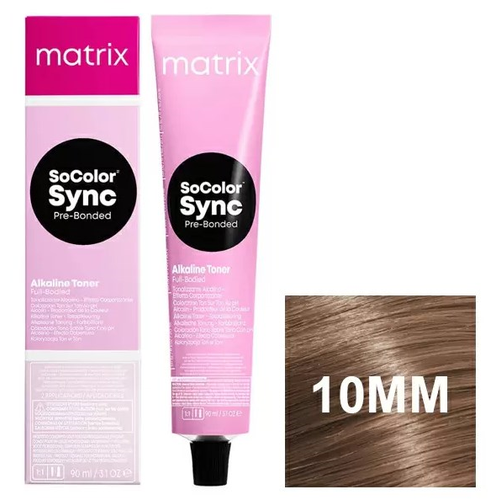 Краска для волос Matrix SoColor Sync Pre-Bonded, 10MM (10.88) крем краска для волос без аммиака socolor sync pre bonded toner 90мл 11v