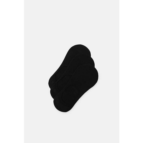 Носки Pull & Bear, 3 пары, размер M, черный