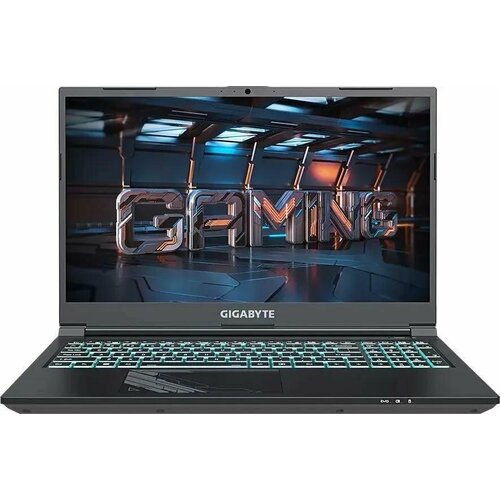 Ноутбук Gigabyte G5 черный 15.6 (MF5-G2KZ353SD) 15 6 ноутбук hasee s7 1920x1080 intel core i7 12650h 2 3 ггц ram 16 гб ddr4 ssd 512 гб nvidia geforce rtx 3050 dos s7 da7np черный