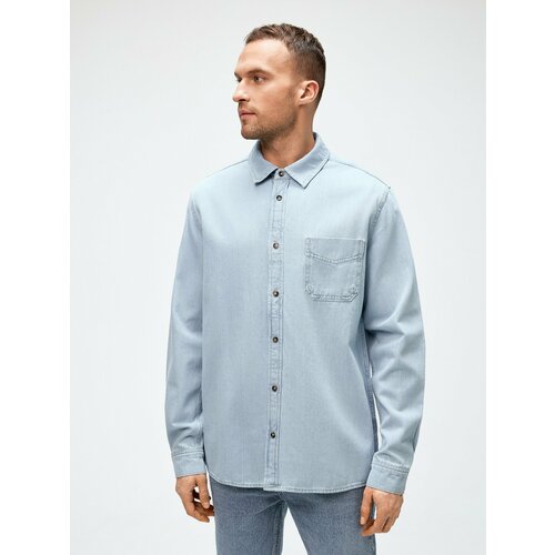 Рубашка Concept club, размер XXL, синий
