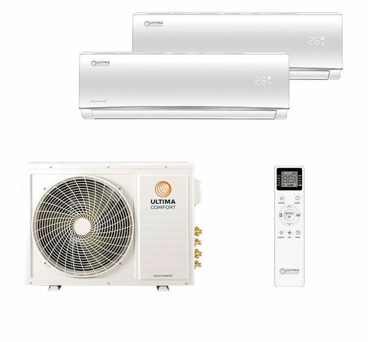 Мульти сплит-система ULTIMA COMFORT ECLIPSE MULTI DC EU INVERTER UC-2FMA14-OUT+UC-ECM09PN 2 шт