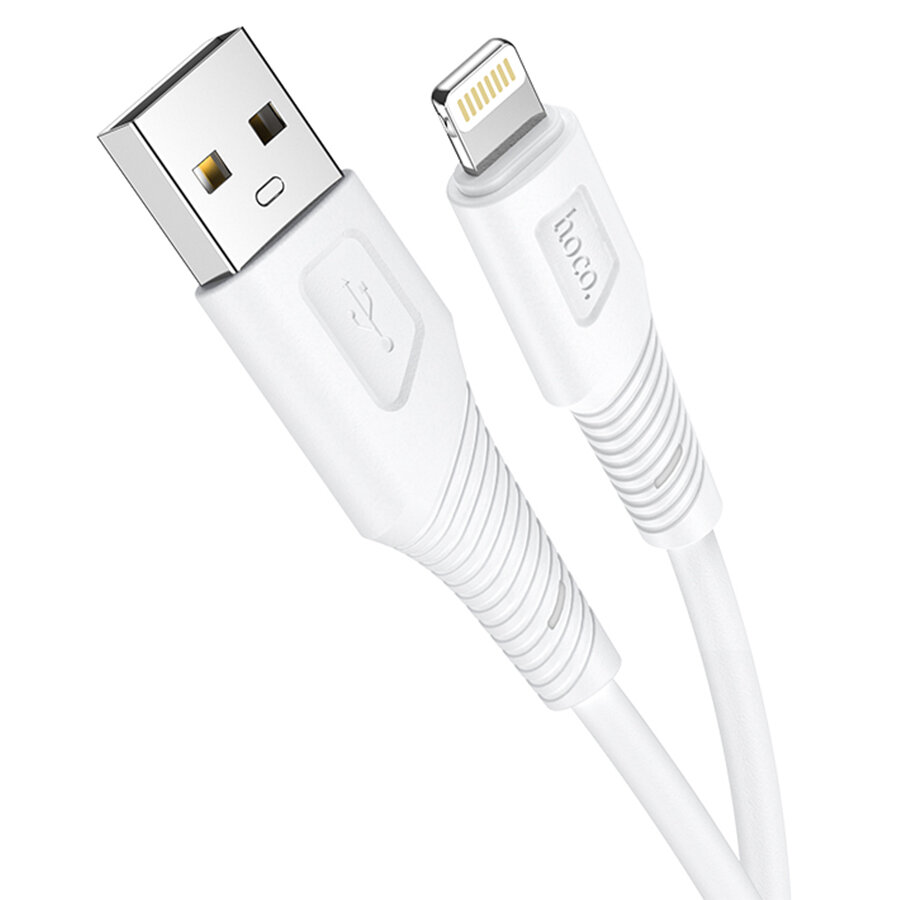 Кабель для айфон USB HOCO X58 Airy USB - Lightning, 2.4А, 1 м, белый