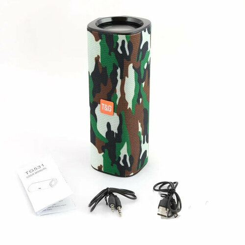 Портативная колонка Колонка bluetooth 50 Беспроводная колонка с поддержкой TF USB AUX Портативный динамик Музыкальная колонка AUX кабель Портативная акустика TG531 Аксессуары для компьютера для телефона для смартфона Цвет Хаки 1250₽