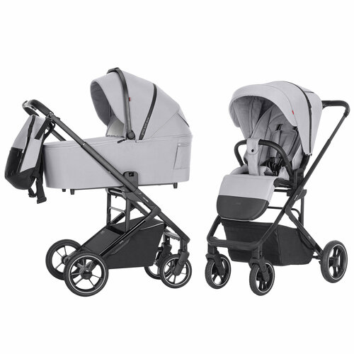 Коляска 2в1 Carrello Alfa CRL-6507 Feather Grey 2024