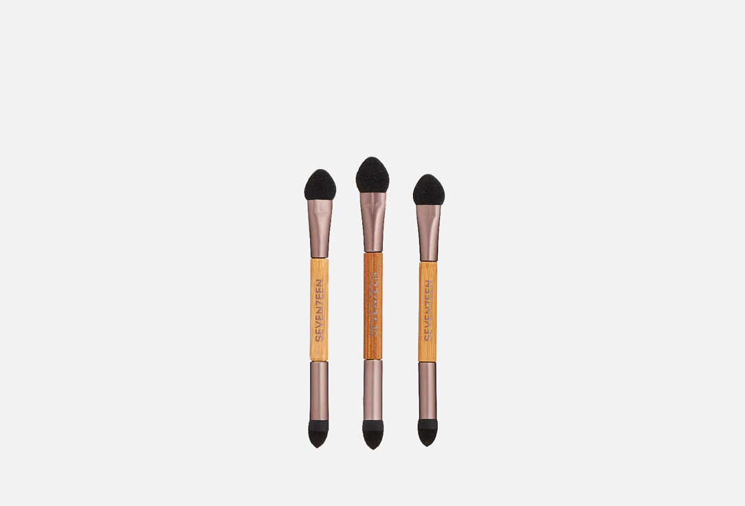 Набор из 3 аппликаторов для теней SEVEN7EEN, EYESHADOW SPONGE APPLICATORS BAMBOO 1шт