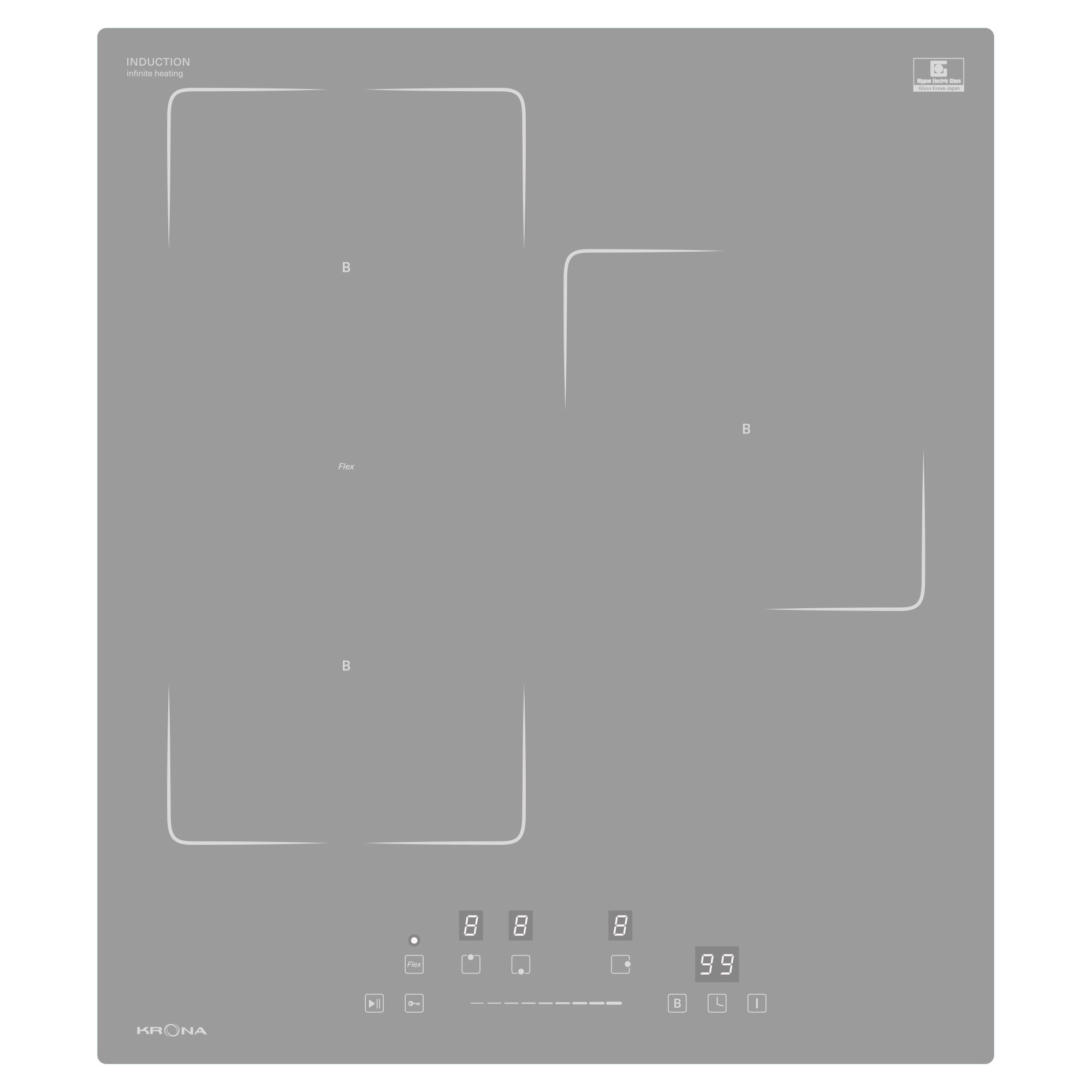 фото Индукционная варочная поверхность KRONA MYSTERIUM max ih 45 GR