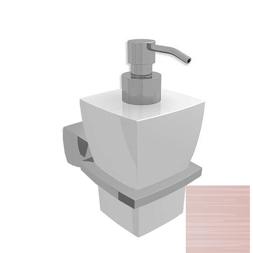 Дозатор настенный для жидкого мыла Bertocci Grace Белыйрозовое золото 36690₽