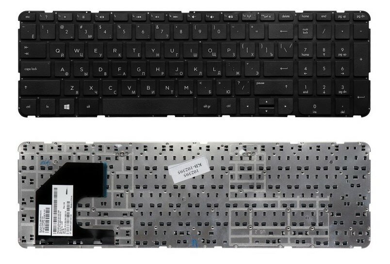 Клавиатура для ноутбука HP Pavilion Sleekbook 15-b055sr черная