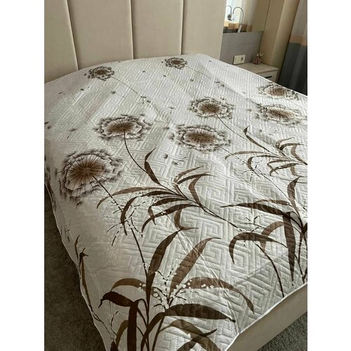 Покрывало двустороннее на кроватьдвуспальное 2-спальное хлопокхб 1520₽