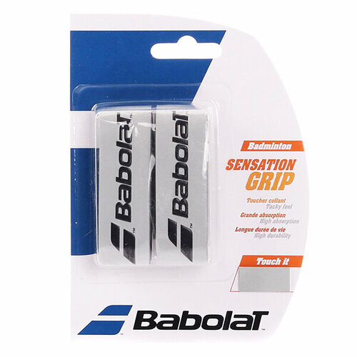 Обмотка для ручки Babolat Grip Sensation x2, Gray обмотка babolat xcel grip white