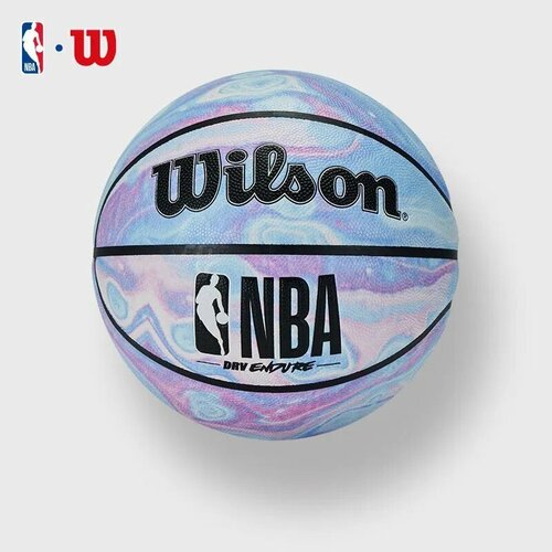 Баскетбольный мяч Wilson DRV ENDURE. Размер 7. Бело-голубой . Indoor/Oudoor jrs south coast gradient basketball indoor outdoor 29 5 basketball size 7 streetball valentine s day gift