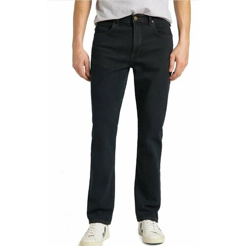 Джинсы зауженные Lee, размер W38/L30, blue-black джинсы зауженные lee размер w38 l30 белый