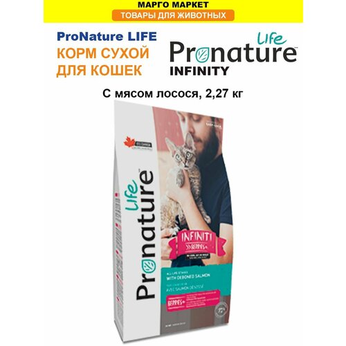 Корм для кошек сухой INFINITY Лосось 2,27кг
